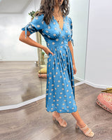 Monique™ | Robe Élégante à Pois