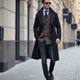 Velinor - Caban en laine coupe slim Heritage