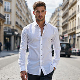 Velinor | Chemise haute élasticité sans froissage