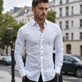 Velinor | Chemise haute élasticité sans froissage