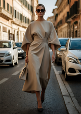 Fleur de rêve™ | Élégante robe à manches ample