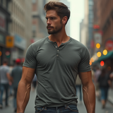 Velinor - Men's 4-Button T-Shirt