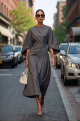 Fleur de rêve™ | Élégante robe à manches ample