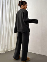 Velinor | Ensemble de Tricot Rayé