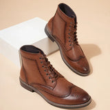 Velinor - Bottes richelieu marron Heritage