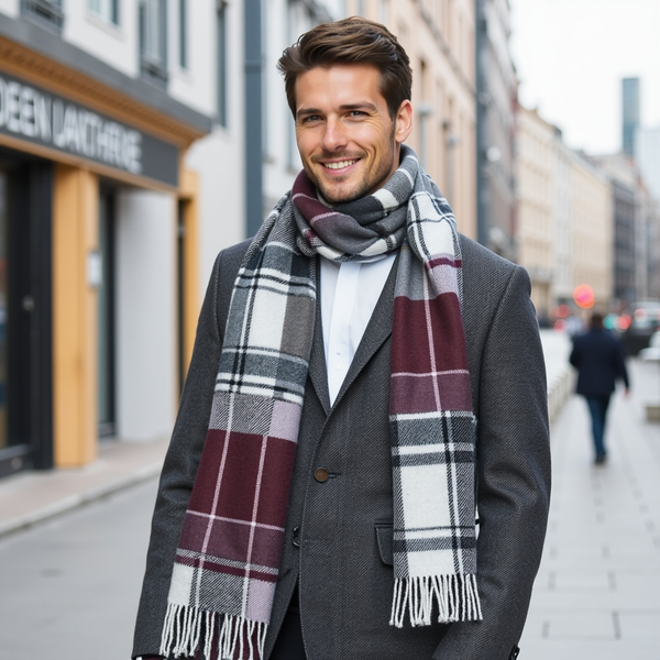 Velinor - Écharpe à motifs héritage