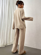 Velinor | Ensemble de Tricot Rayé