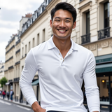 Velinor | Polo casual à manches longues